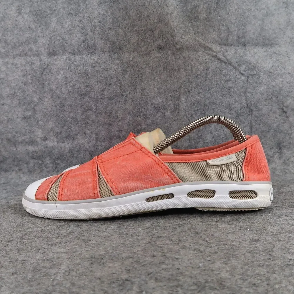Columbia Shoes Womens 8 Flats Slip On Vulc N Vent Casual Sneaker Canvas Mesh